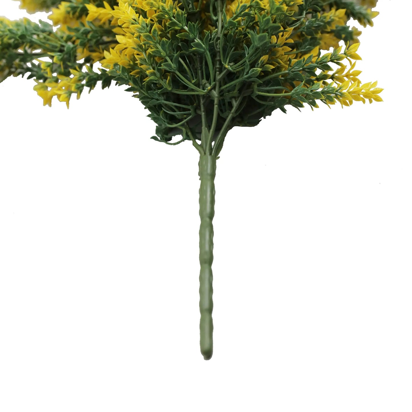 Yellow and Green Willow Leaf Garland Artificial Hanging Bush 7.1×30in – NFPA701 Fire Rated – UV Resistant