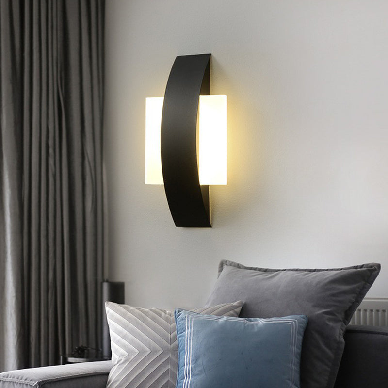 DecorBites™ Modern Geometric Acrylic LED Wall Sconce for Living Room Lighting