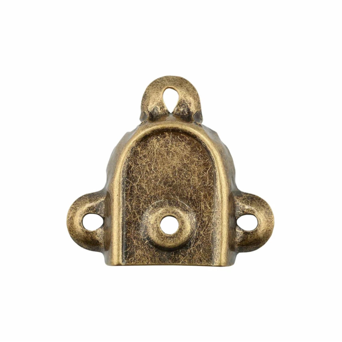 Rigid Spade Trunk Handle Caps (Decorative Metal Ends)