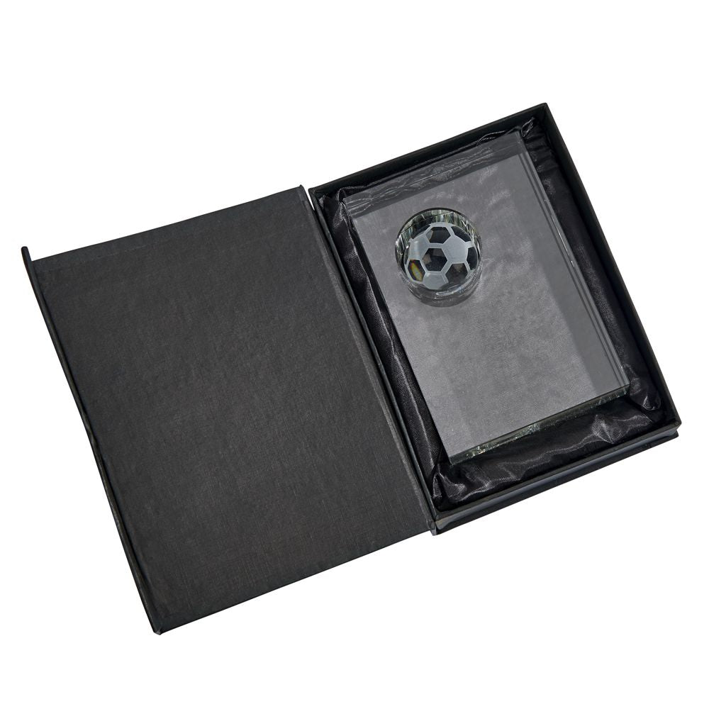 Lg Optic Rect Soccer Trophy 7x4.75x1.25