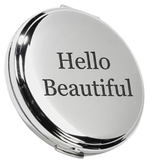 Boston Round Compact Mirror, Np 2.25" Dia