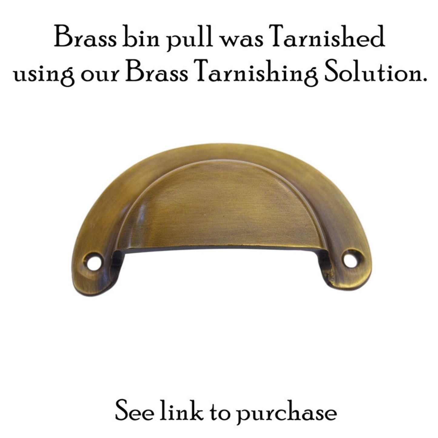 Bin Pull, Cast Brass