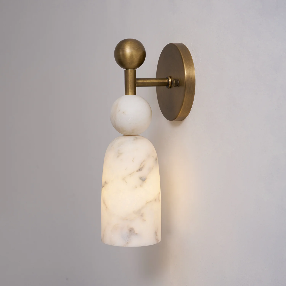 Flume Alabaster Wall Lamp