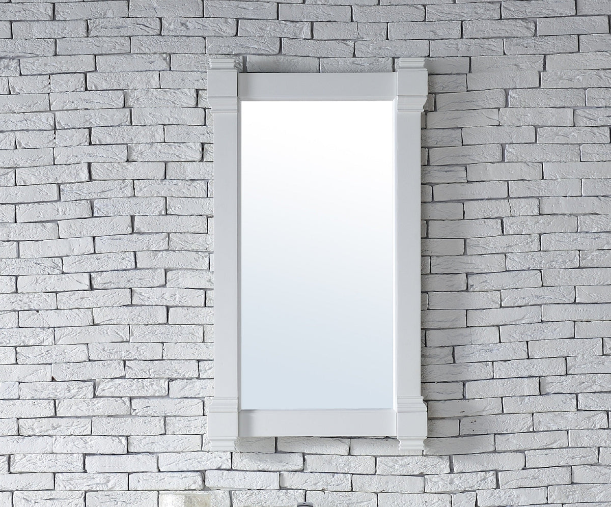 James Martin Brittany 22" Mirror, Bright White