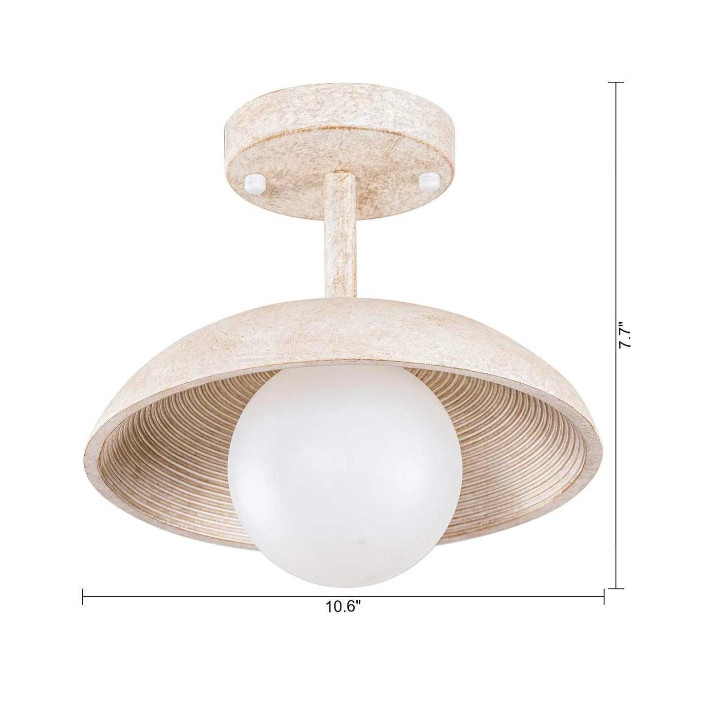 1-Light Iron Farmhouse Island Pendant Lighting