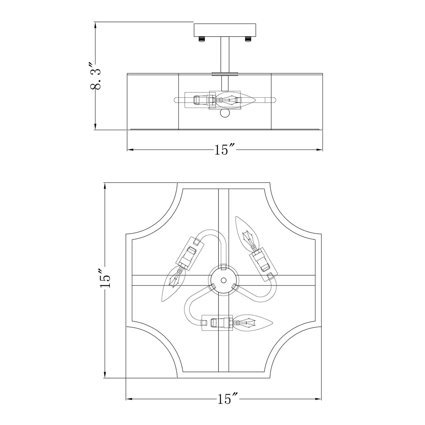 Bertha Led Flush Mount Ceiling Light