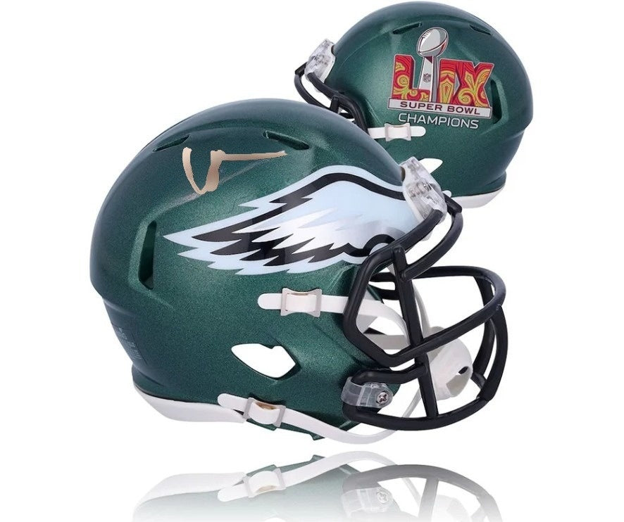 Howie Roseman Philadelphia Eagles Autographed Super Bowl LIX Champions Football Mini-Helmet
