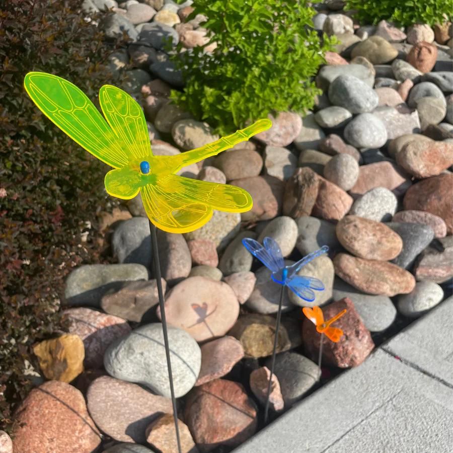 Large Garden Dragonfly | Multiple Colors | Glowing Creation