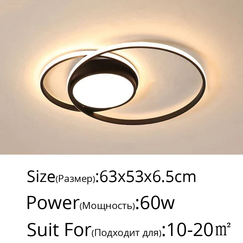 DecorBites™ LED Chandelier: Modern Dimmable Light for Living Room, Kitchen, and Aisle