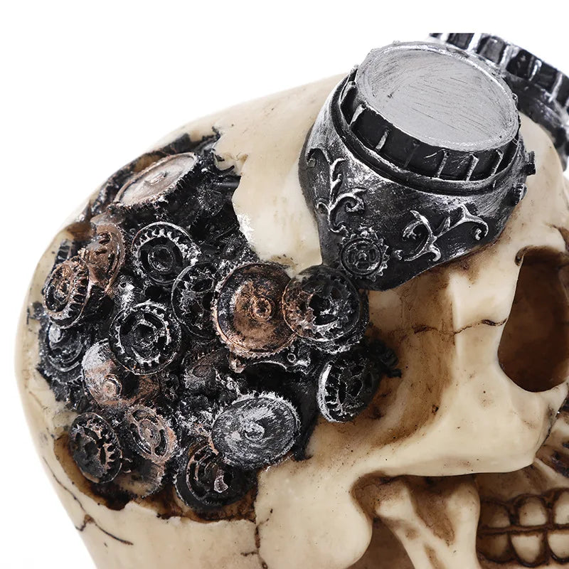DecorBites™ Animal Skull Head Punk Mechanical Desktop Decoration for Bar Atmosphere