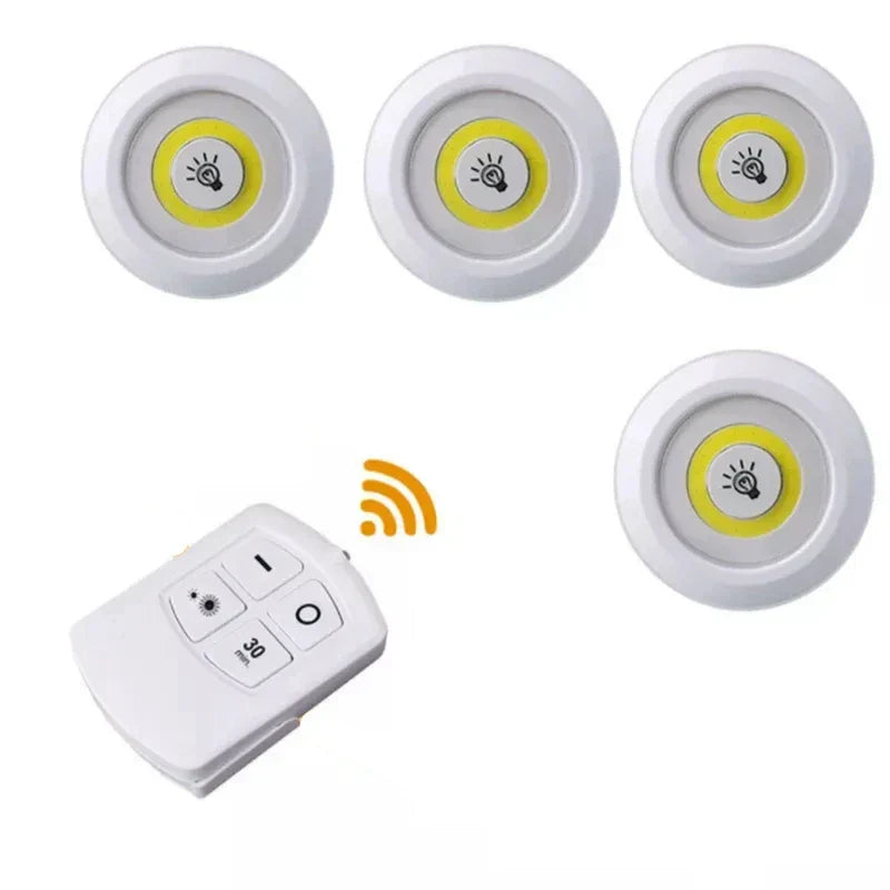 DecorBites™ LED Under Cabinet Light with Remote Control Dimming