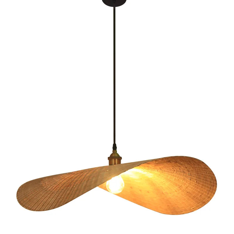 DecorBites™ Bamboo Zen Tea Room Chandelier: Unique LED Dining Room Lighting