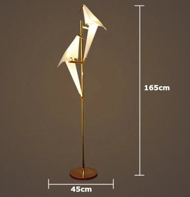 DecorBites™ Love Bird Chandelier Lighting - White Gold Designer Lustre for Dining Room