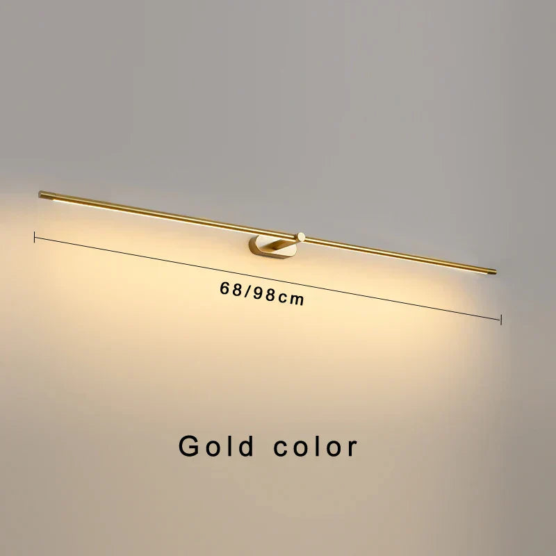 DecorBites™ Black/Gold/White LED Mirror Light for Modern Bathroom Wall Fixtures
