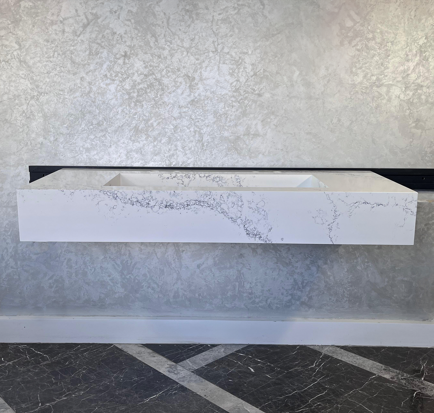 HANDCRAFTED CUSTOM COANTE CALACATTA RIVIERA SINK (QU-099)