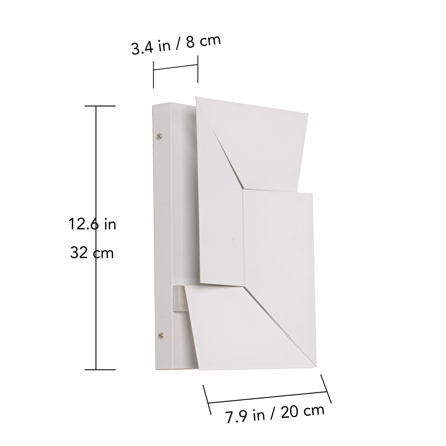 Jigsaw Modern LED Wall Light, Geometric Minimalist Sconce with Warm White Glow