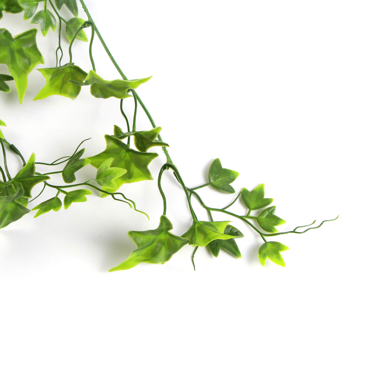 Two Tone Bright Tipped Ivy Artificial Hanging Bush 31in – UV Resistant