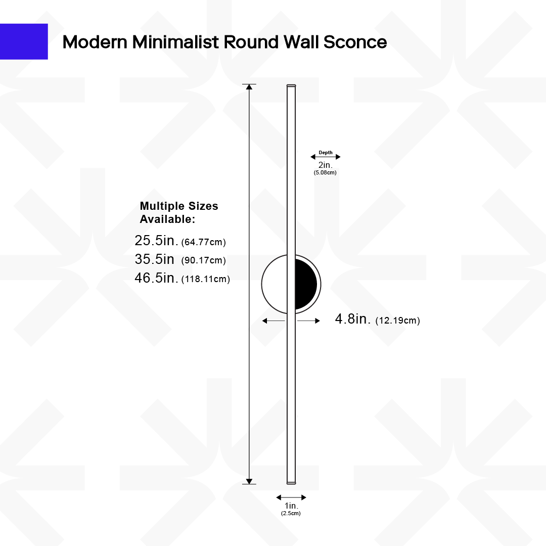 Modern Round Wall Sconce