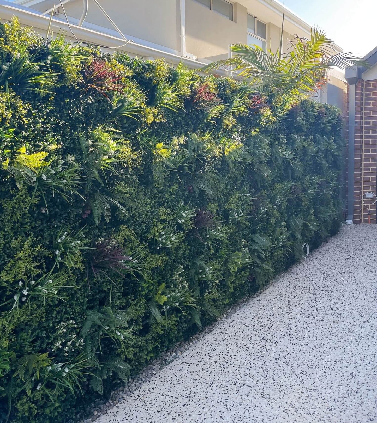Sample Panel – Lush Spring Vertical Garden (Small Sample)