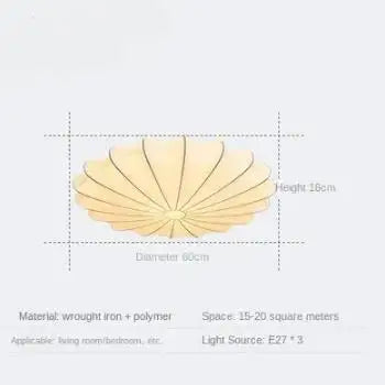 DecorBites™ Cream Flower Pendant Light for Dining & Living Room
