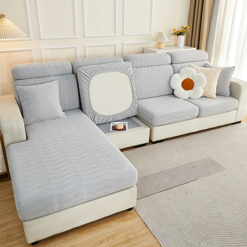 DecorBites™ Jacquard Sofa Seat Cover Furniture Protector Stretch Washable Slipcovers