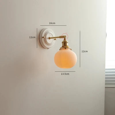 DecorBites™ Copper Arm LED Wall Sconce for Bedroom Bathroom Mirror Stair Light