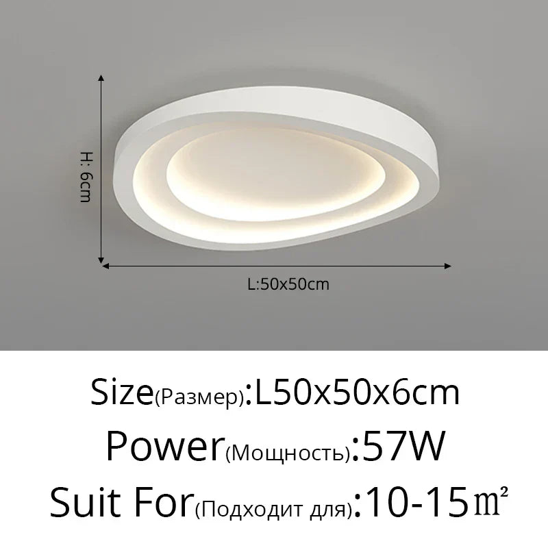 DecorBites™ LED Flower Chandelier for Modern Bedroom Ceiling Lamps - Indoor Lighting for Home