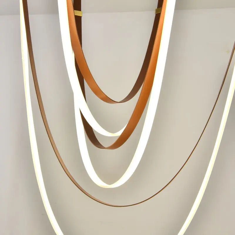 ™ LED Long Strip Chandelier for Modern Living Room and Villa