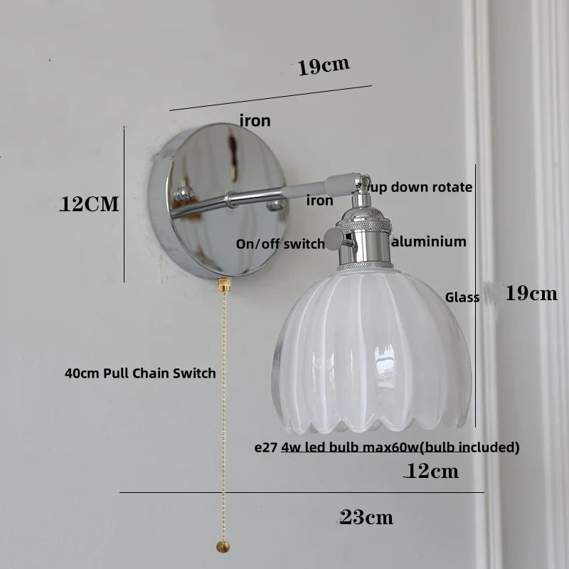 DecorBites™ Iron Ceramic LED Wall Light Modern Living Room Sconce Wandlamp