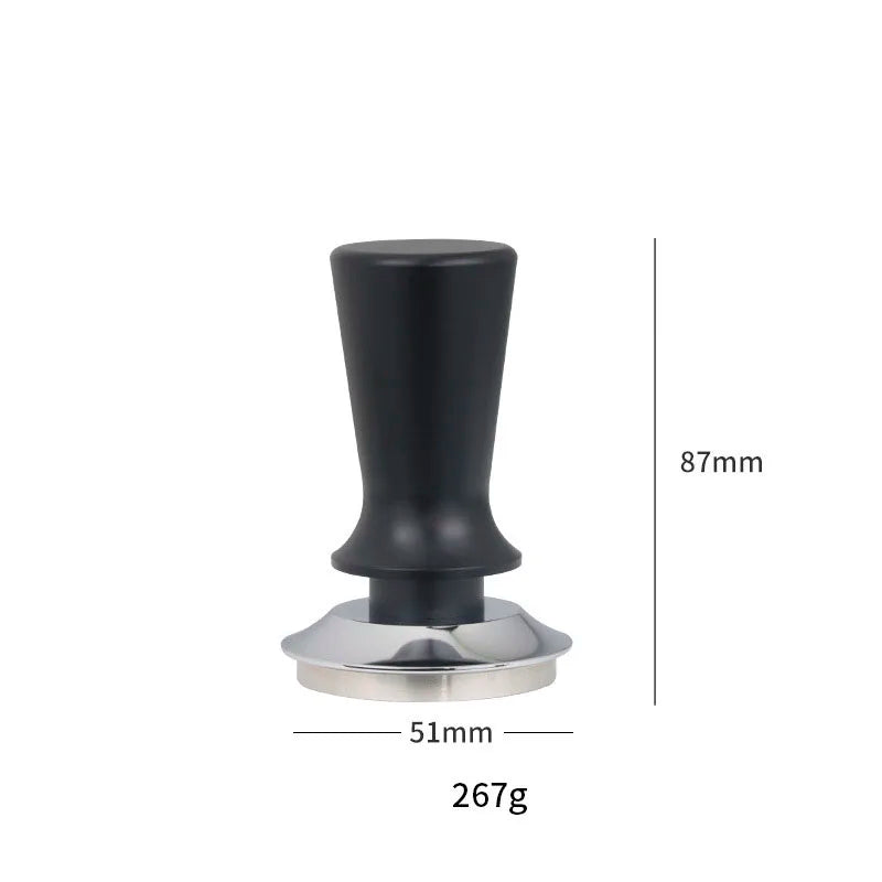 DecorBites™ Adjustable Coffee Tamper | Stainless Steel Flat Base | Barista Tool