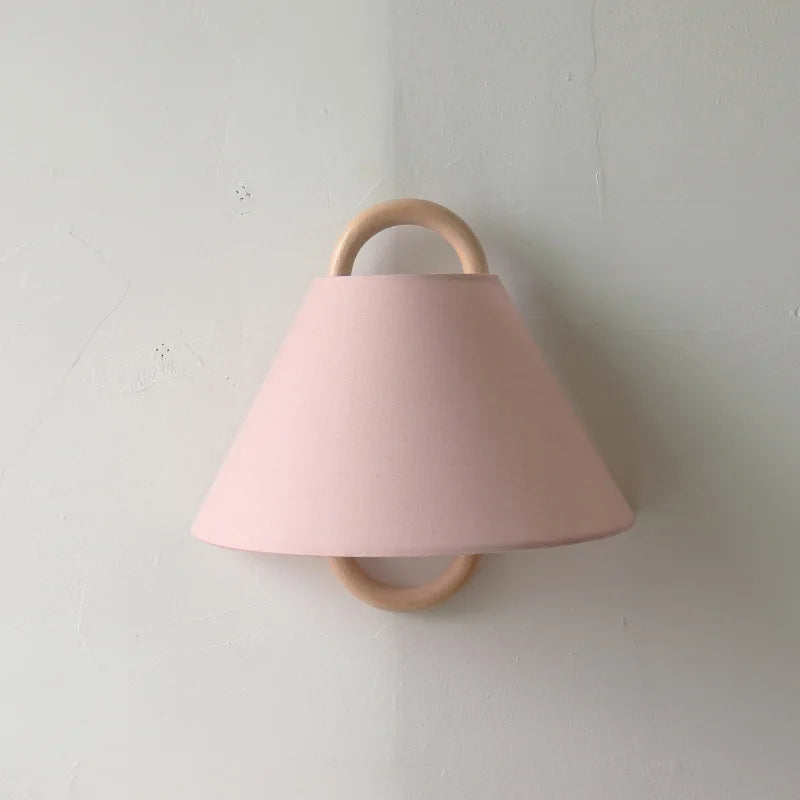 DecorBites™ Beech Wood Wall Lamp: Retro Wabi-Sabi Style for Bedroom, Living Room, and Porch
