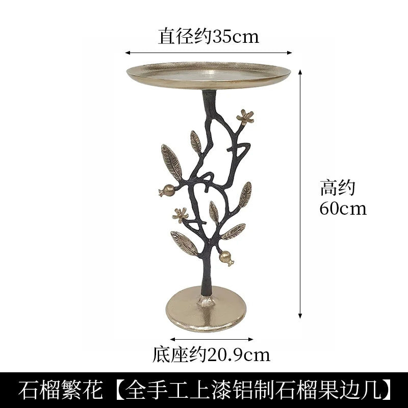 DecorBites™ Brass Bird Side Table - Luxury Living Room Sofa Table for Creative Home Decor