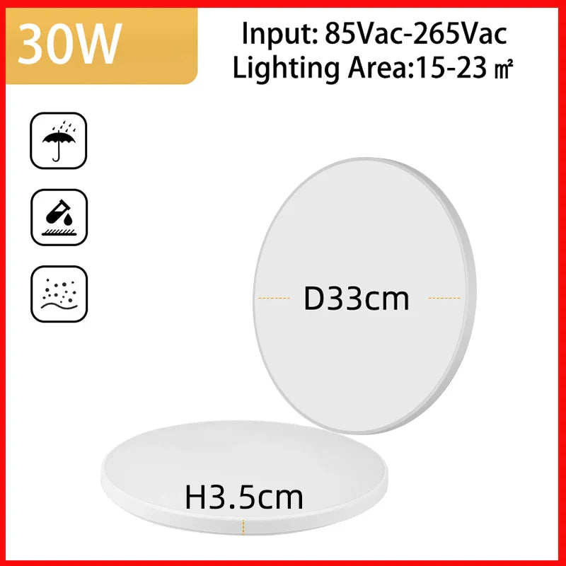 DecorBites™ LED Ceiling Lights for Modern Spaces
