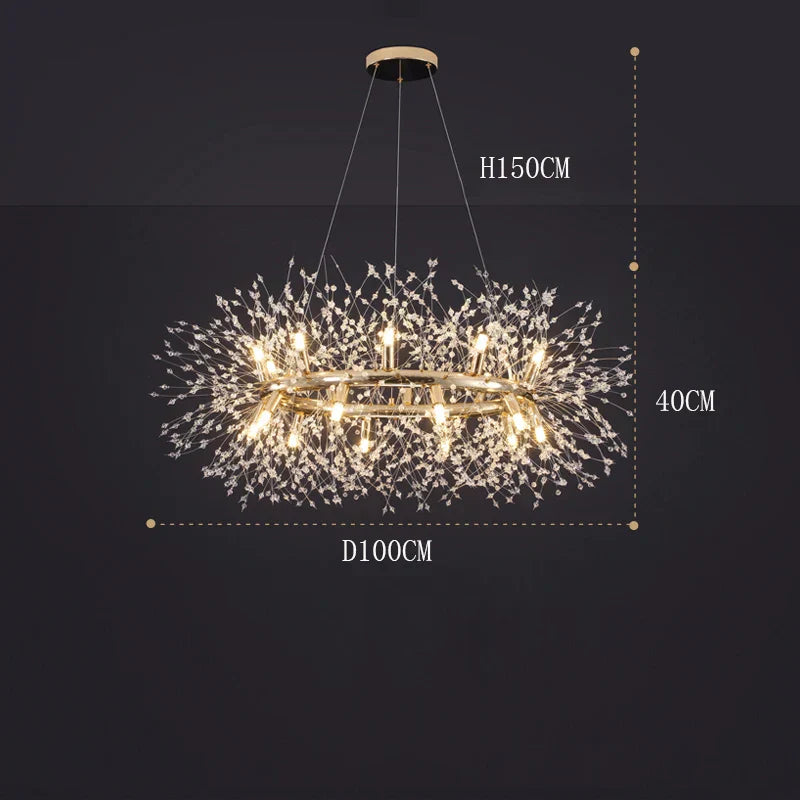 DecorBites™ LED Pendant Chandeliers for Living and Dining Room - Modern Indoor Hanging Light