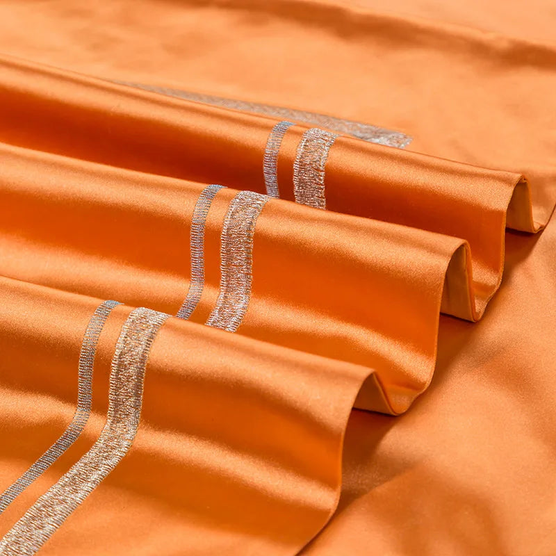 DecorBites™ 200S Embroidery Egyptian Cotton Bedding Set - Queen King Linens