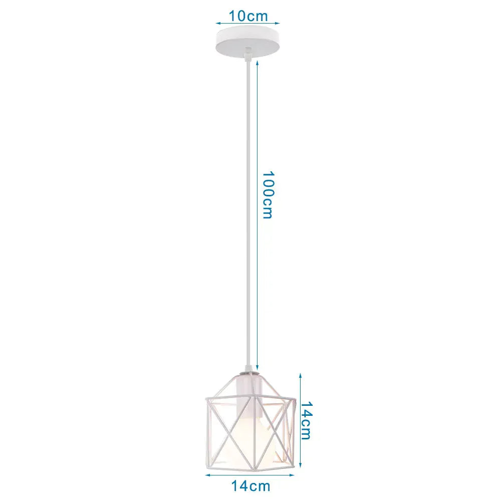 DecorBites™ Iron Frame Retro Led Pendant Light for Kitchen Dining Living Room