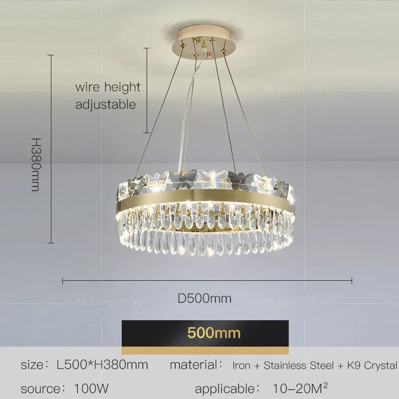 DecorBites™ Crystal Butterfly Living Room Lamp: Luxury Postmodern Dining Room Lighting