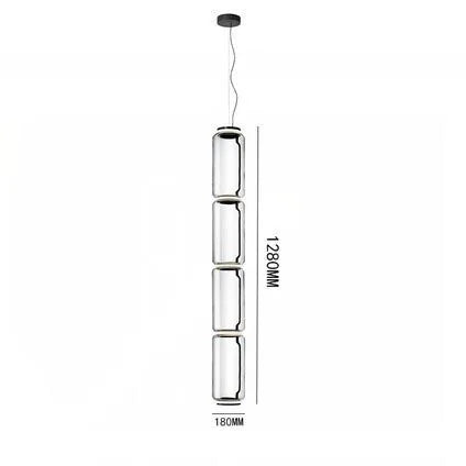 DecorBites™ Heavy Glass Modern Chandelier Pendant Lamps for Living Room, Dining Room, and Store