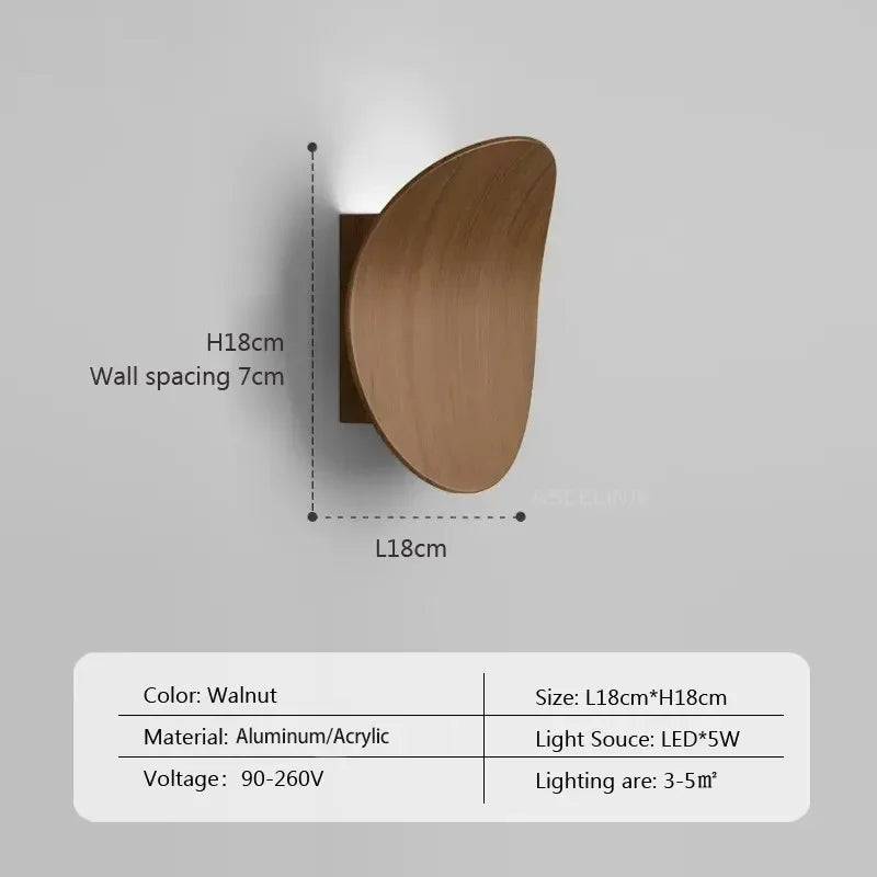 DecorBites™ LED Round Wall Lamp for Bedroom Living Room Office Decoration Lighting
