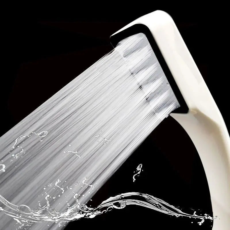 DecorBites™ 3 Color 300 Holes Rainfall Shower Head in Chrome Black White