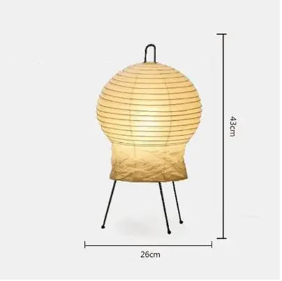 DecorBites™ Japanese Rice Paper Floor Lamp by Noguchi Yong for Bedroom and Parlor Lighting
