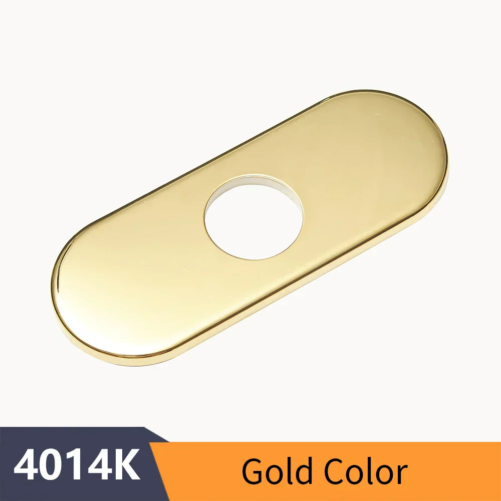 DecorBites™ 6 inch Deck Plate for Bathroom Faucet, Sink Mounting Escutcheon 4014