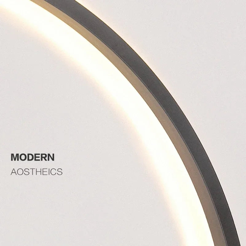 DecorBites™ LED Wall Sconce Round Ring Light Fixture - Modern Nordic Design for Home Decor