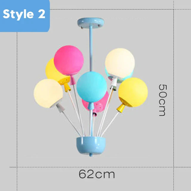 DecorBites™ Balloon Ceiling Chandelier for Kids Room, Bedroom, Living Room, Nursery - Indoor Art Decor