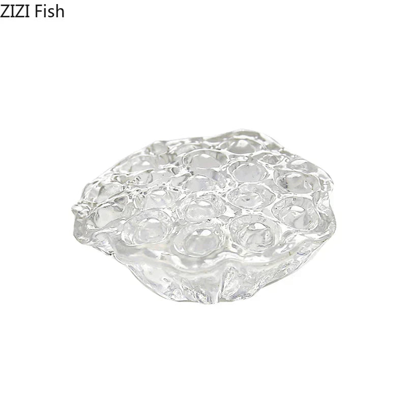DecorBites™ Lotus Seedpod Resin Sculpture: Modern Desk Decor & Aesthetic Artwork