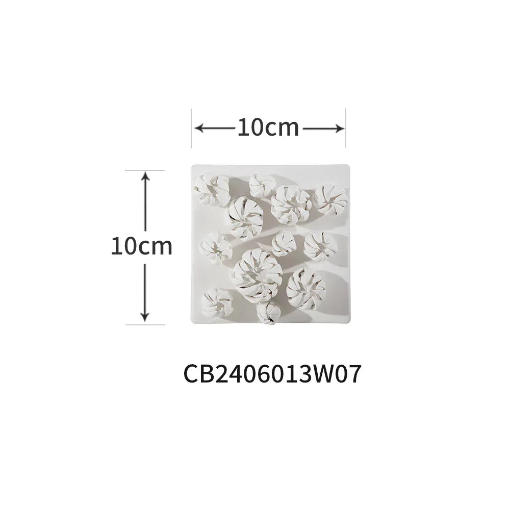 DecorBites™ Bud Shape 3D Ceramic Wall Décor Pendant for Room Decoration