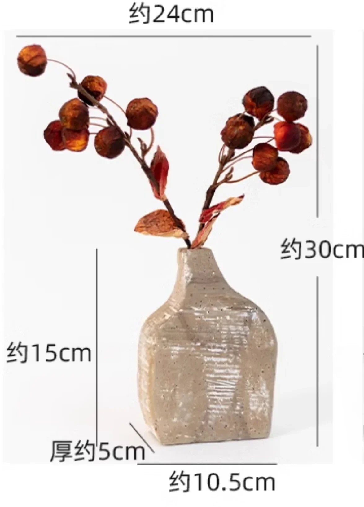 DecorBites™ Garden Rattan Hydroponic Vases Modern Luxury Floor Vase Decor