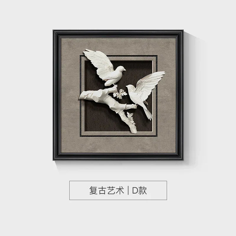 DecorBites™ Animal Wall Decor Frame Set Art Painting Poster Room Aesthetic Decoration