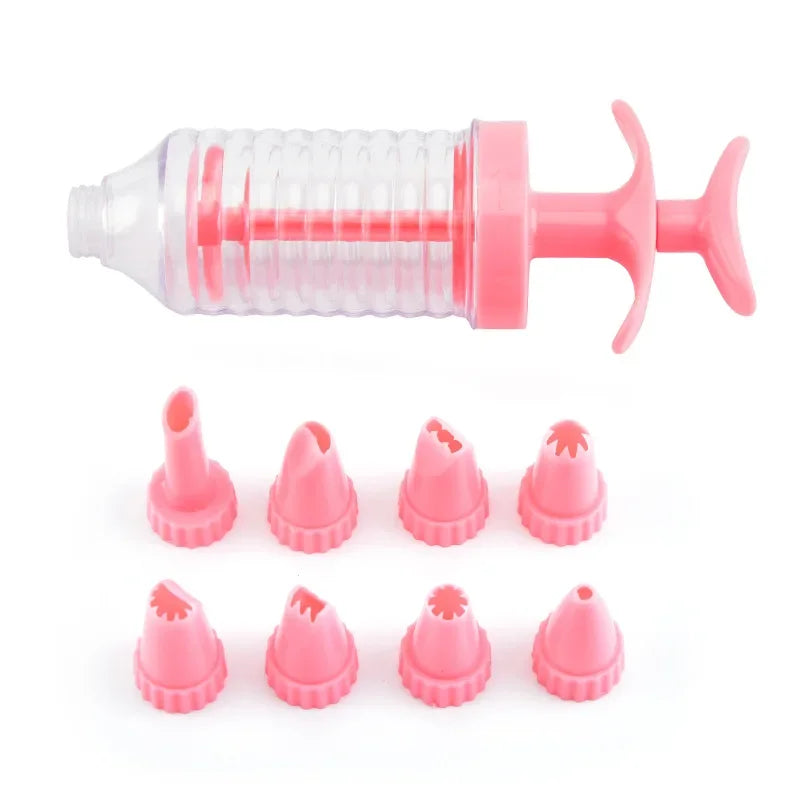 DecorBites™ Cookie Cream Cake Press Decorating Kit Butter Syringe Pastry Baking Tools