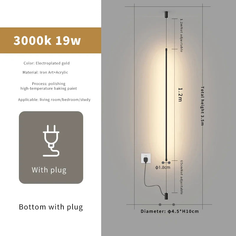 DecorBites™ Bedroom Pendant Light Strip for Creative Home Decor
